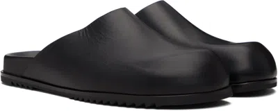 Rick Owens Black Concordians Granola Mules