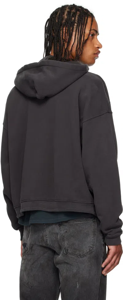 Enfants Riches Deprimes Holy Bible Assemblage Printed Cotton-jersey Zip-up Hoodie In Black