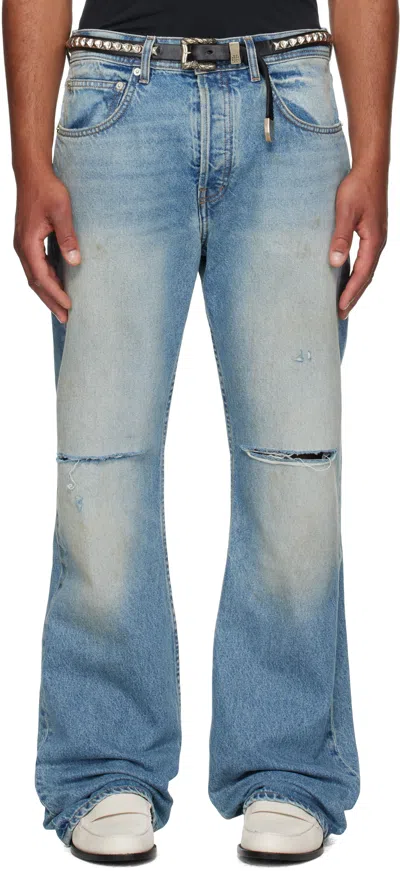 Enfants Riches Deprimes Blue Wider Flare Leg Jeans