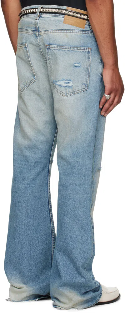 Enfants Riches Deprimes Blue Wider Flare Leg Jeans