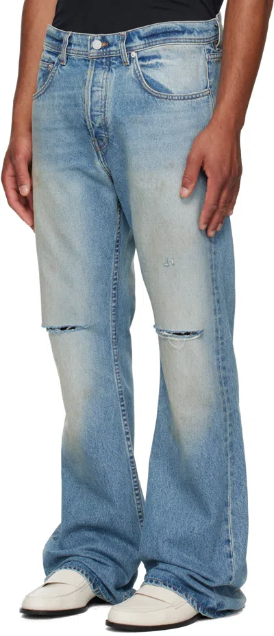 Enfants Riches Deprimes Blue Wider Flare Leg Jeans