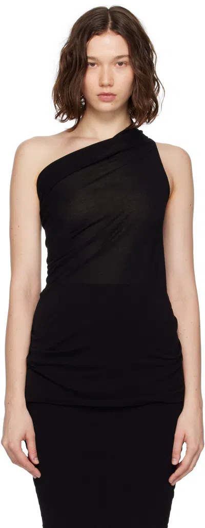 Rick Owens Black Concordians Athena Tank Top