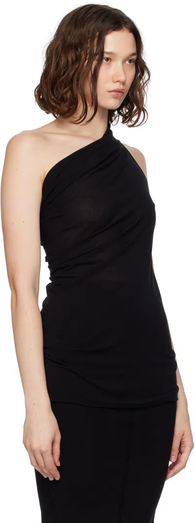 Rick Owens Black Concordians Athena Tank Top