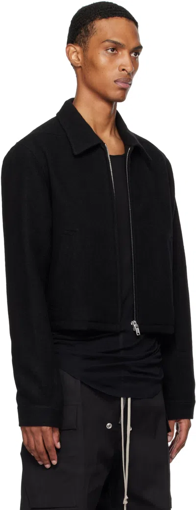 Rick Owens Black Concordians Alice Brad Jacket