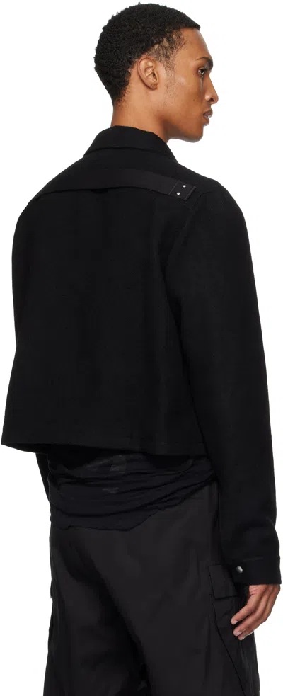 Rick Owens Black Concordians Alice Brad Jacket