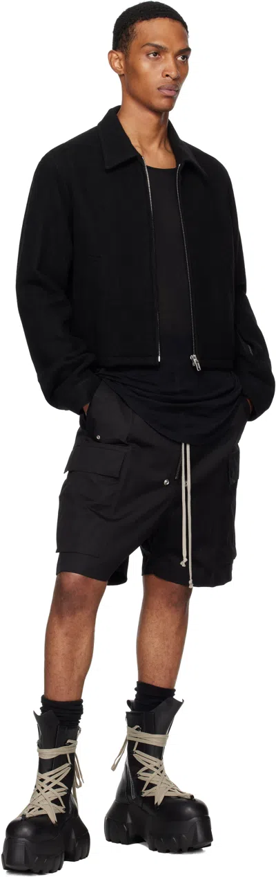 Rick Owens Black Concordians Alice Brad Jacket