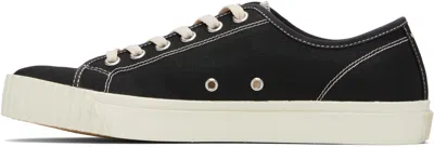 Maison Margiela Black Tabi Sneakers