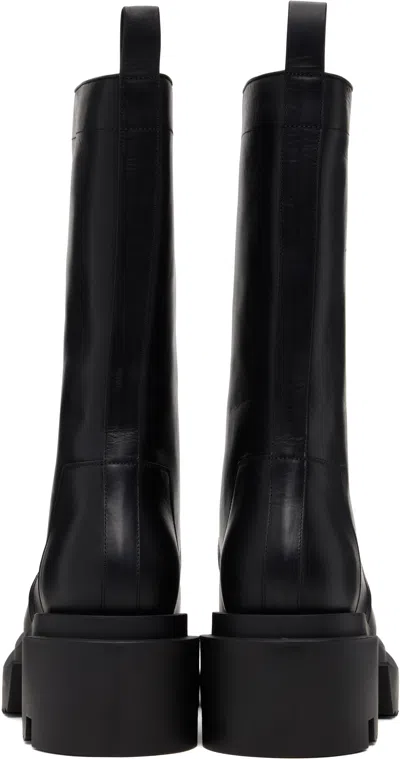 Rick Owens Black Hollywood Groppone Bogun Boots