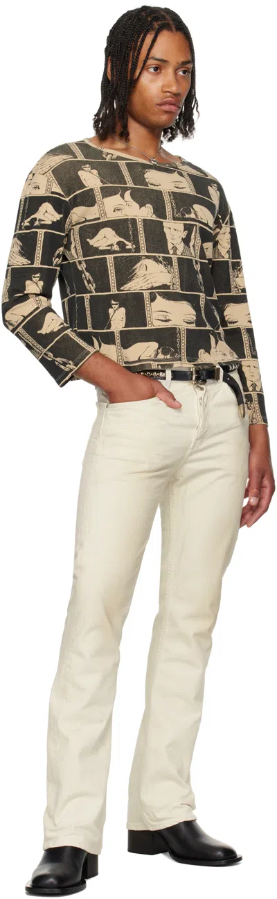 Enfants Riches Deprimes Off-white Classic Flare Leg Jeans