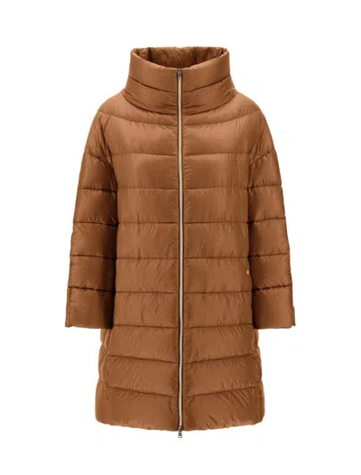 Herno Matilde Down Jacket In Brown