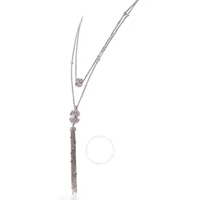 Bvlgari Fiorever 18k White Gold And Diamond Necklace