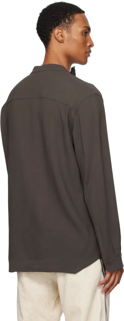 Rick Owens Asymmetrical Overlap Cardigan
