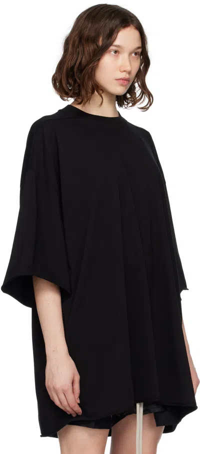 Rick Owens Crew Neck Plain Design Relaxed Fit