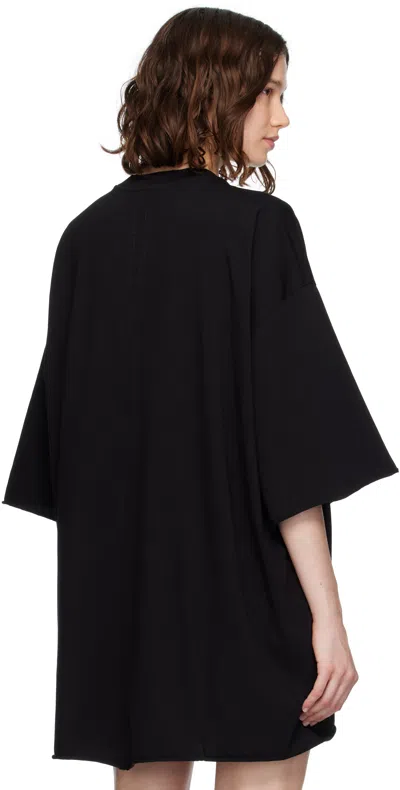 Rick Owens Crew Neck Plain Design Relaxed Fit