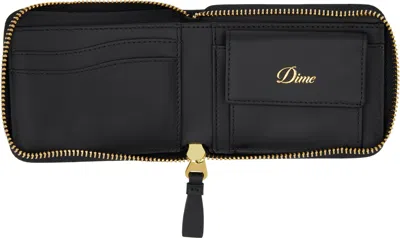 Dime Cursive Zip-around Leather Wallet