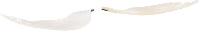 Gohar World Off-white Dove Salad Servers