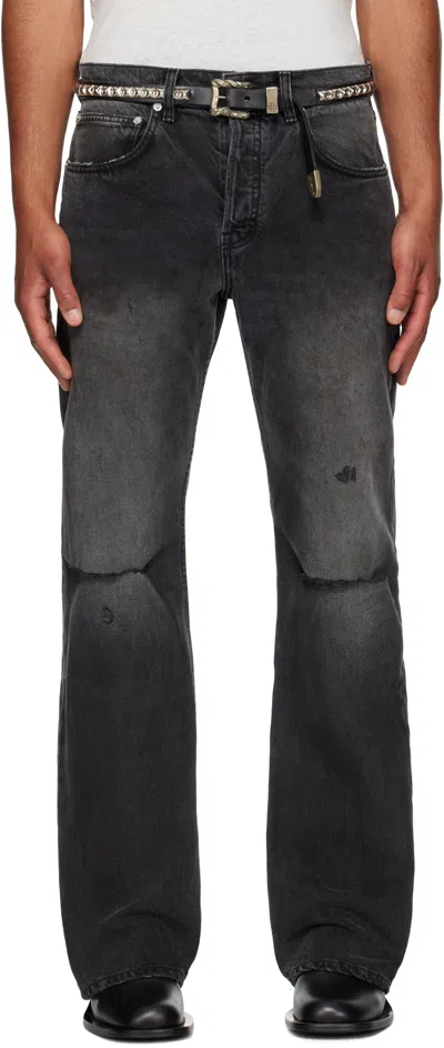 Enfants Riches Deprimes Black Wider Flare Leg Jeans