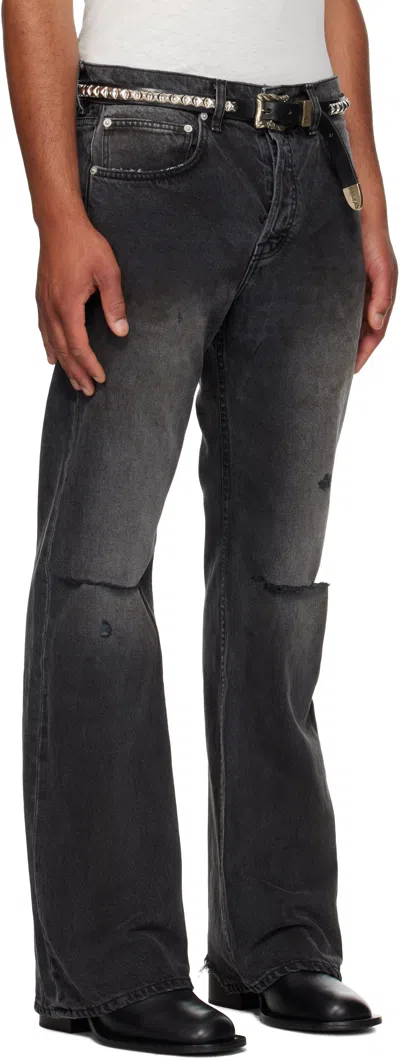 Enfants Riches Deprimes Black Wider Flare Leg Jeans