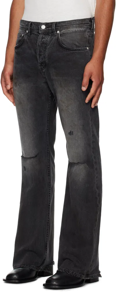 Enfants Riches Deprimes Black Wider Flare Leg Jeans