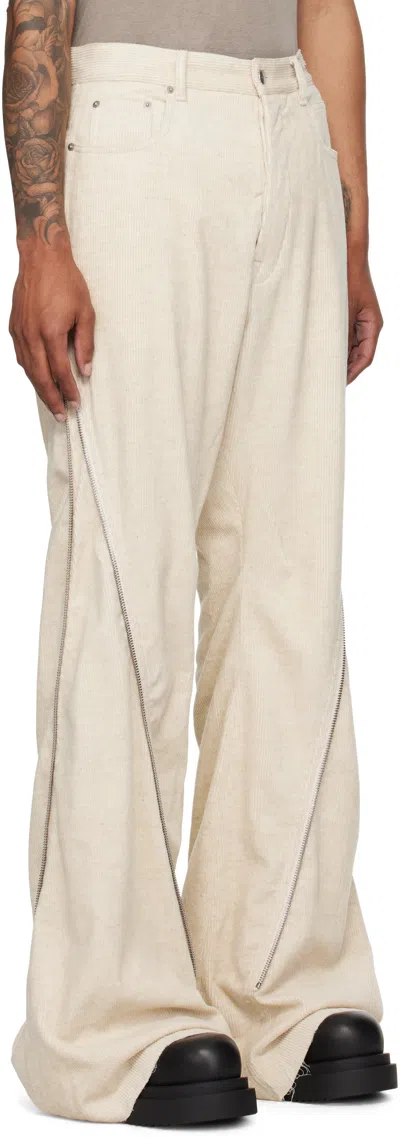 Rick Owens Off-white Concordians Bolan Banana Trousers