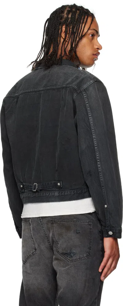 Enfants Riches Deprimes Black Type Vii Pin Assemblage Denim Jacket