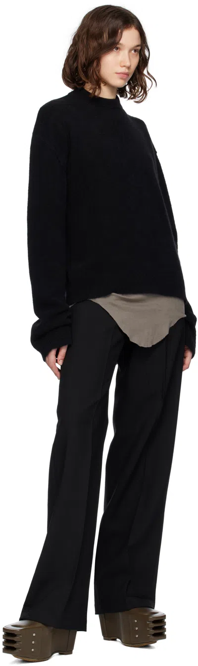 Rick Owens Black Concordians Geth Jeans In Black