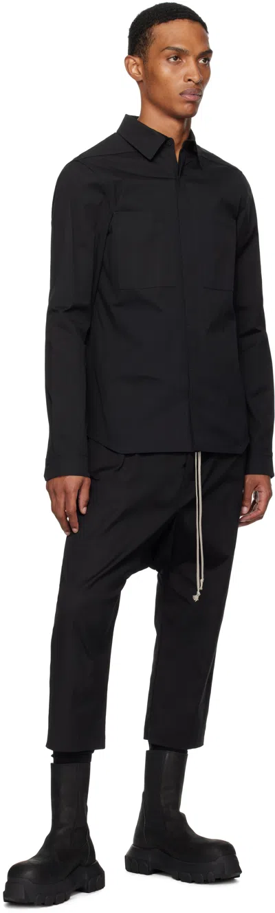 Rick Owens Black Concordians Work Shirt