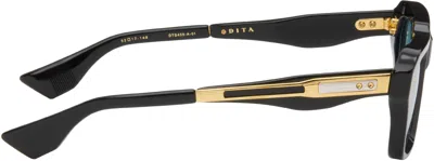 Dita Ssense Exclusive Black Detron Sunglasses