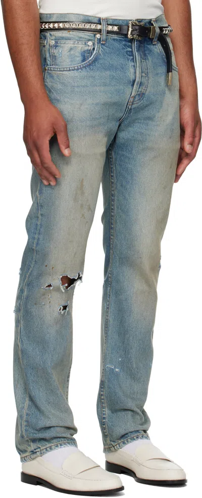 Enfants Riches Deprimes Blue Straight Leg Jeans