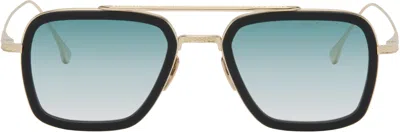 Dita Ssense Exclusive Gold & Black Flight.006 Sunglasses