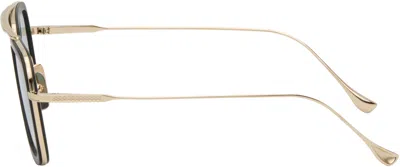 Dita Ssense Exclusive Gold & Black Flight.006 Sunglasses