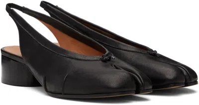 Maison Margiela Black Tabi New Ballerina Slingback Heels