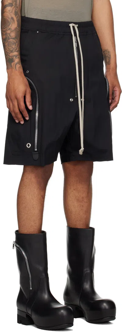 Rick Owens Black Concordians Bauhaus Bela Shorts