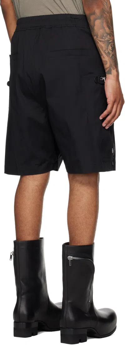 Rick Owens Black Concordians Bauhaus Bela Shorts