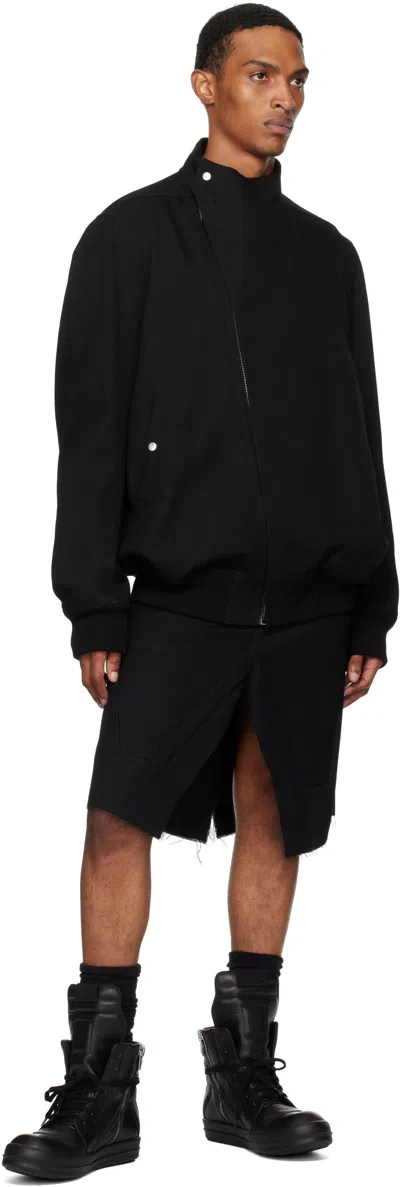 Rick Owens High-neck Asymmetrical Jacket