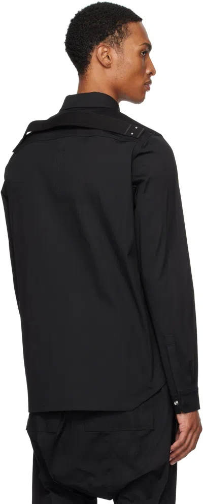 Rick Owens Black Concordians Outer Shirt