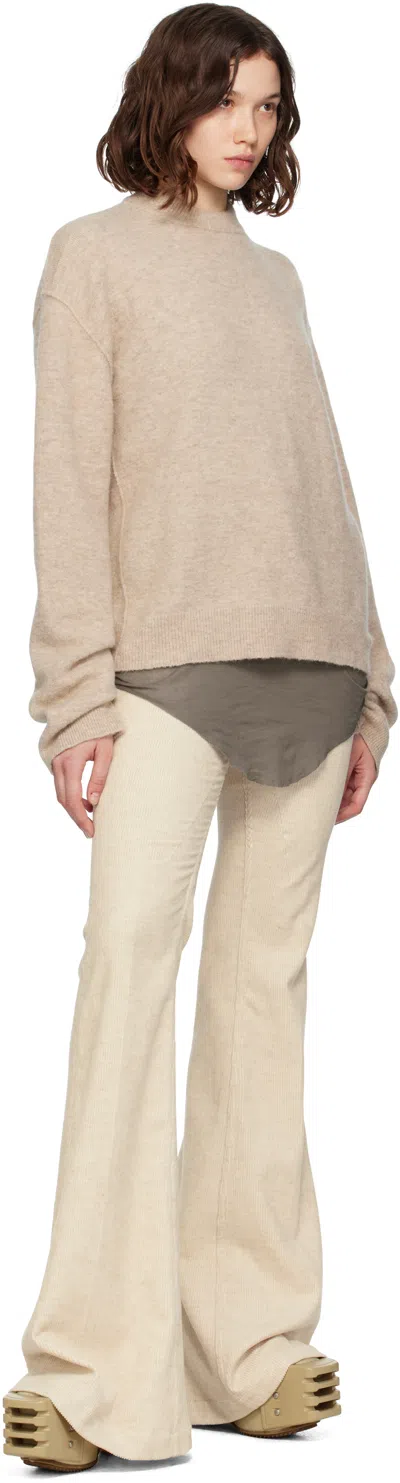 Rick Owens Off-white Concordians Bolan Bootcut Trousers