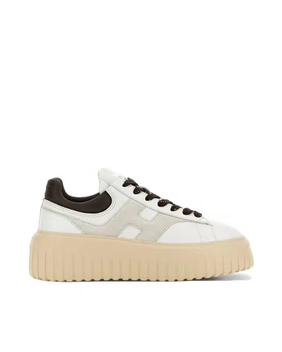 Hogan H-stripes Nappa Leather Sneakers Shoes
