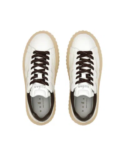 Hogan H-stripes Nappa Leather Sneakers Shoes