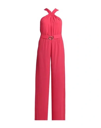Liu •jo Woman Jumpsuit Magenta Size 6 Polyester In Pink