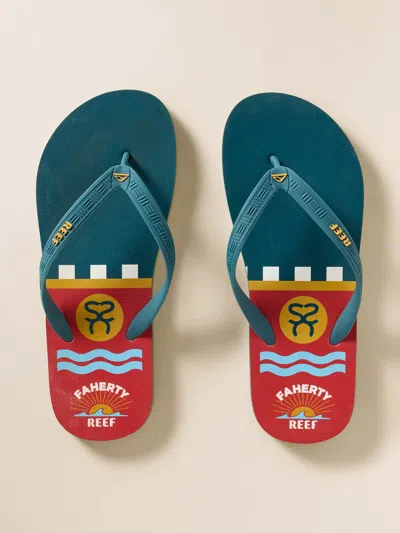 Faherty X Reef Surf Ghana Flip Flop Shoes