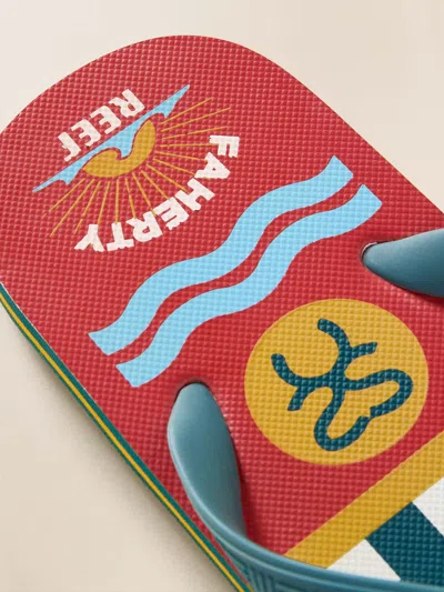 Faherty X Reef Surf Ghana Flip Flop Shoes