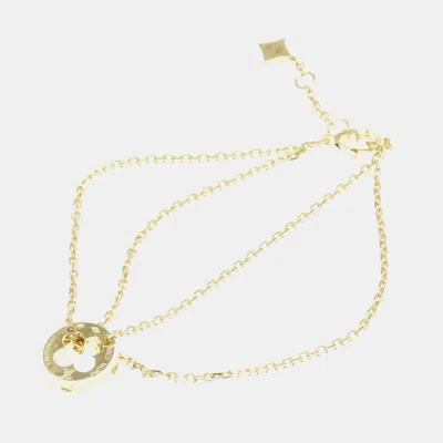 Pre-owned Louis Vuitton Brassiere Empreinte Bracelet Pink Gold 18k No Stone Charm Bracelet Pink Gold
