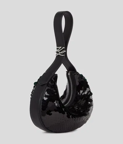 Karl Lagerfeld K/soirée Sequin Shoulder Bag