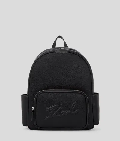 Karl Lagerfeld K/skuare Grainy Backpack
