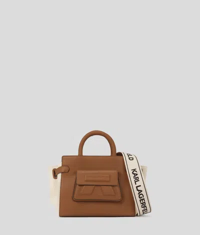 Karl Lagerfeld Ikon K Small Canvas Tote Bag