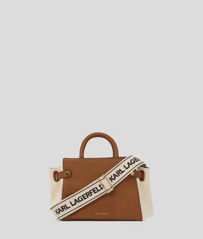 Karl Lagerfeld Ikon K Small Canvas Tote Bag