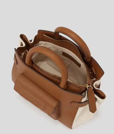 Karl Lagerfeld Ikon K Small Canvas Tote Bag