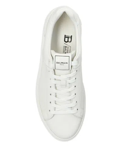 Balmain B-court Leather Sneakers
