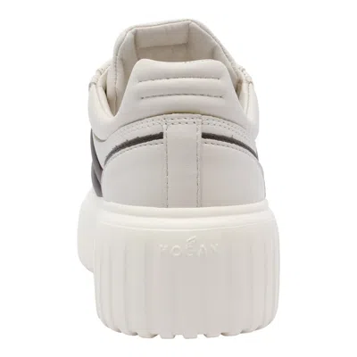 Hogan Nappa Leather Sneakers With Extralight Eva Sole In White